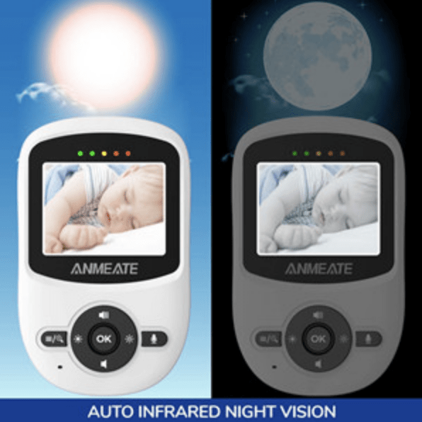 ANMEATE Baby Monitor infrared Night Vision